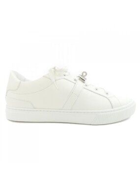 Hermes | Shoes | Hermes Quicker Sneaker Mens 44d White With Orange